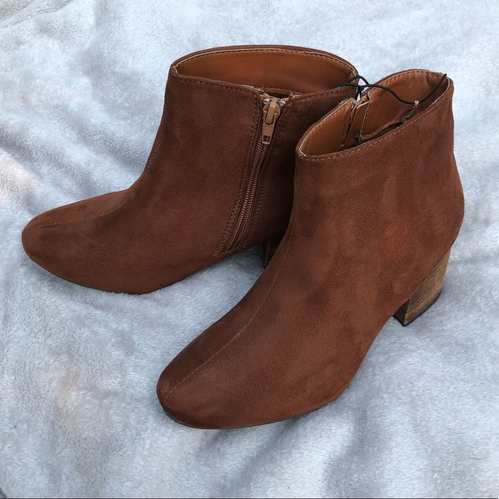 Brown booties